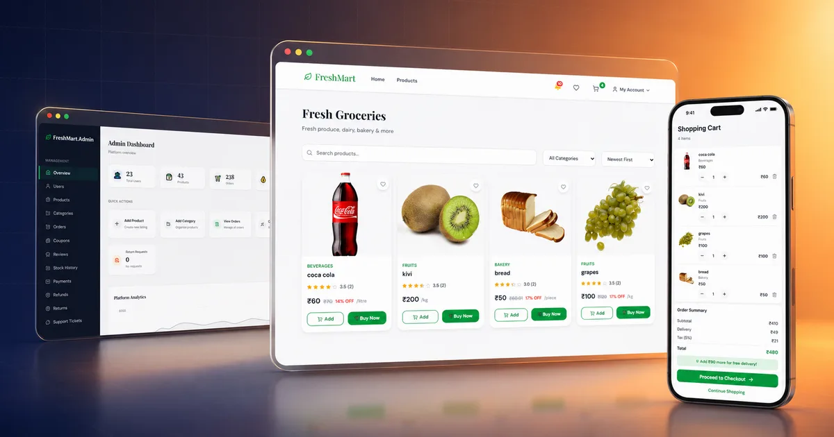 Multi-Vendor Grocery Marketplace — OpenMalo case study